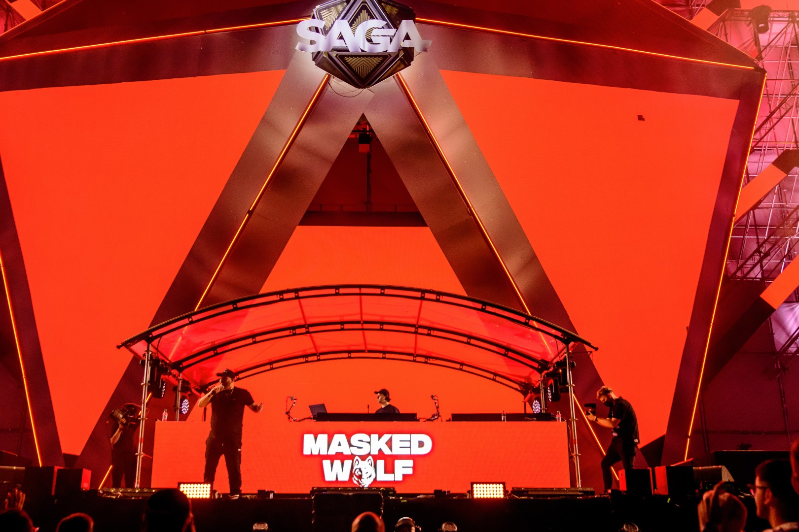 Masked Wolf at Romaero in Bucharest on September 12, 2021 (f8ea20bf63)