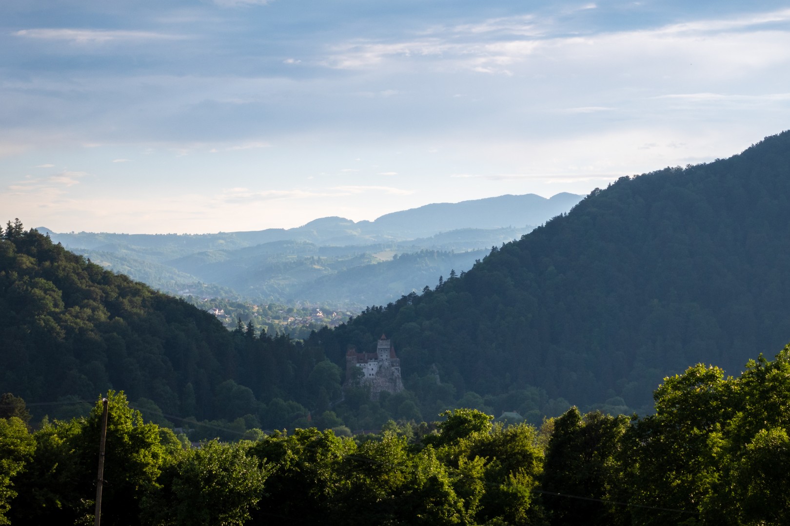 Bran Castle at Bran-Rucăr Pass in Bran on June 12, 2022 (69adf004c7)