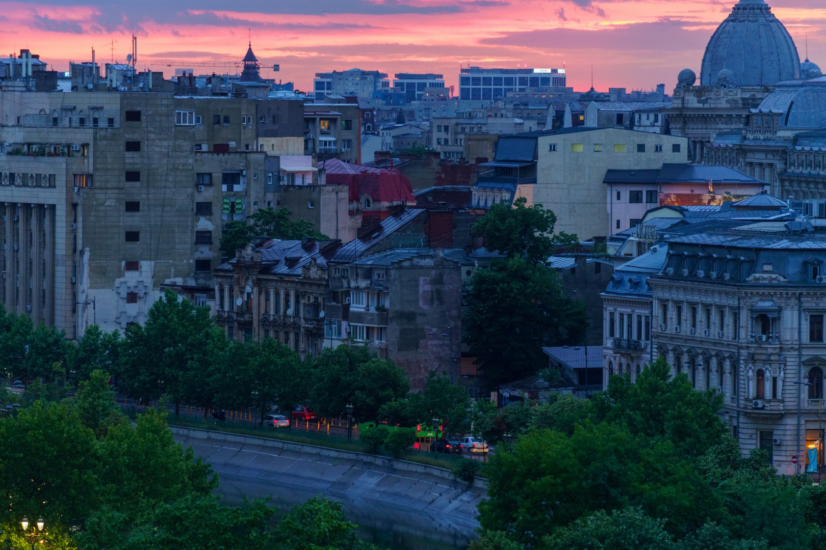 City Panorama in Bucharest on June 11, 2021 (087a5716ed)
