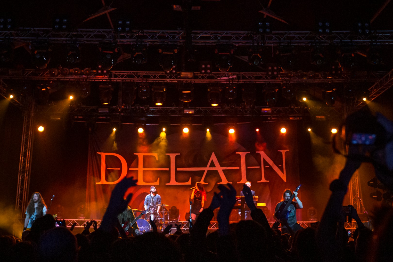 Delain at Arenele Romane in Bucharest on January 27, 2017 (14c3dc2138)