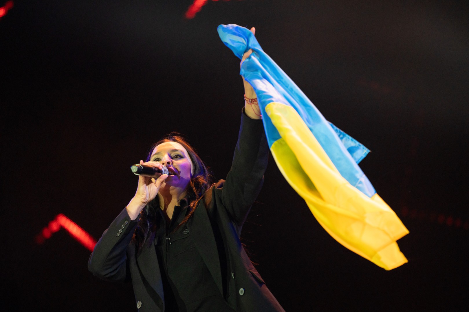 Jamala at National Arena in Bucharest on March 12, 2022 (4aef2793d3)