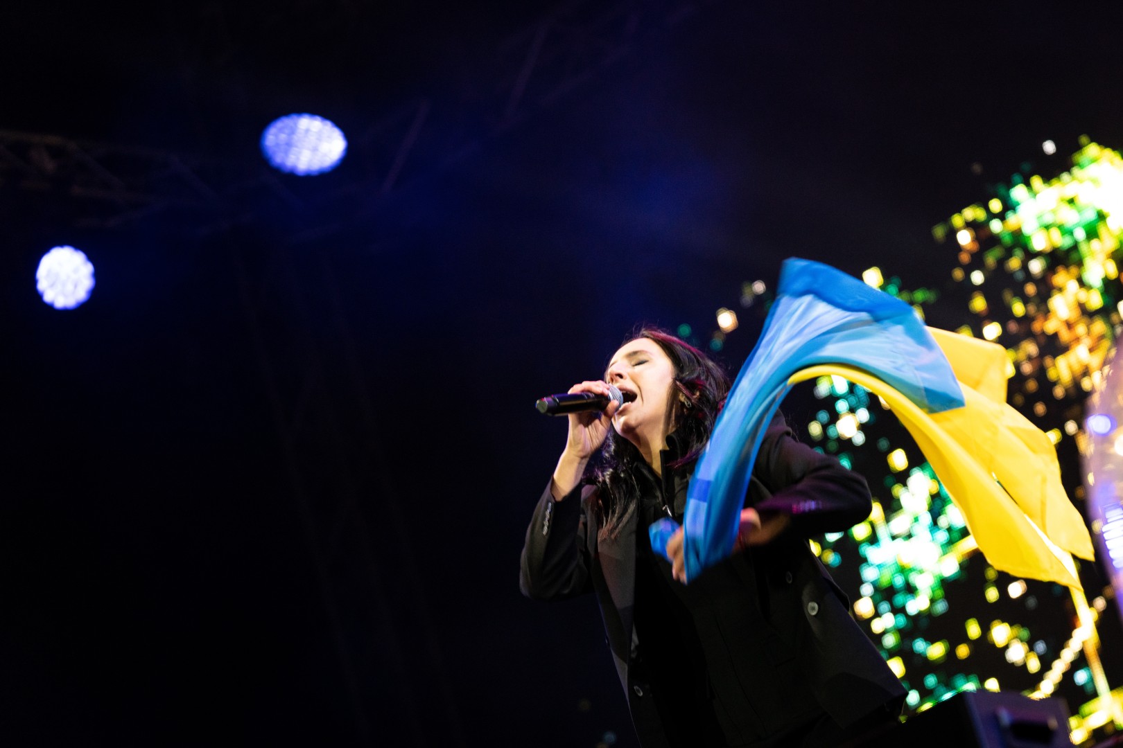 Jamala at National Arena in Bucharest on March 12, 2022 (cc026aa6e4)