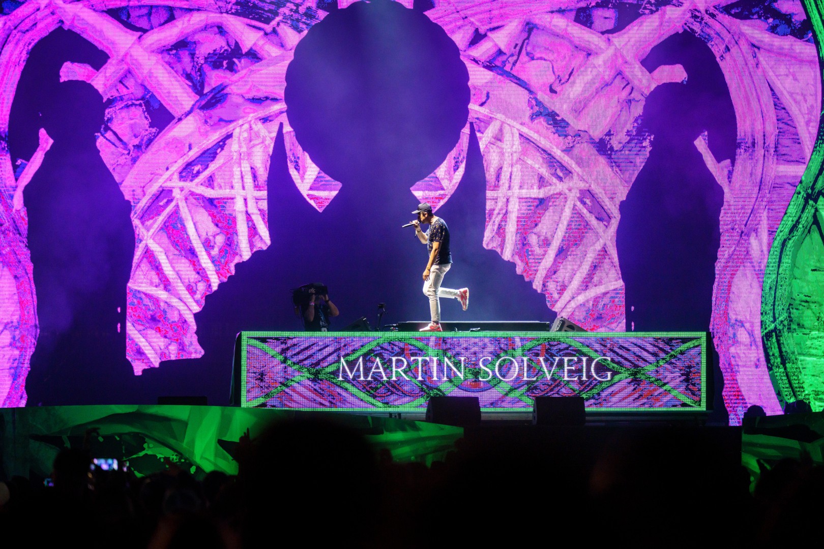 Martin Solveig at Cluj Arena in Cluj-Napoca on September 12, 2021