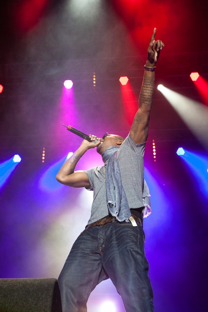 Nas at B'Estfest Park in Tunari on July 6, 2013