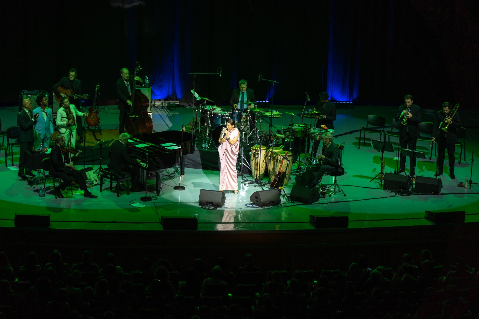 Pink Martini at Sala Palatului in Bucharest on April 9, 2022