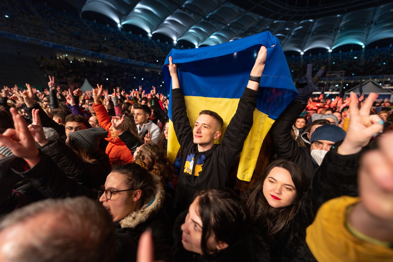 Public at National Arena in Bucharest on March 12, 2022 (8cede8ac93)