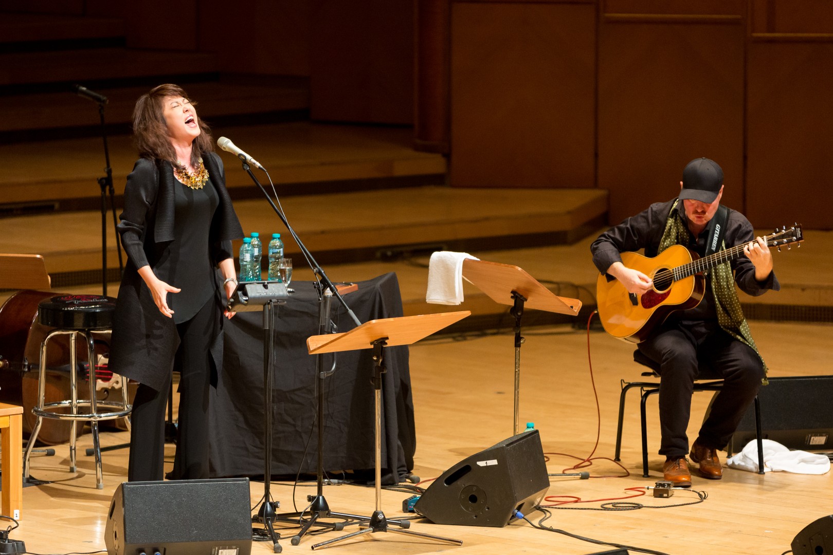 Youn Sun Nah & Ulf Wakenius at Sala Radio "Mihail Jora" in Bucharest on October 13, 2014 (3a09b42a54)