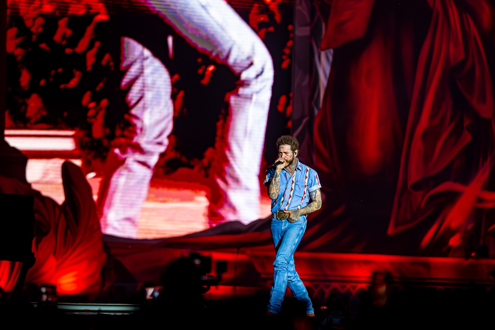 Post Malone in Cluj-Napoca on August 8, 2025 (583380c4d5)