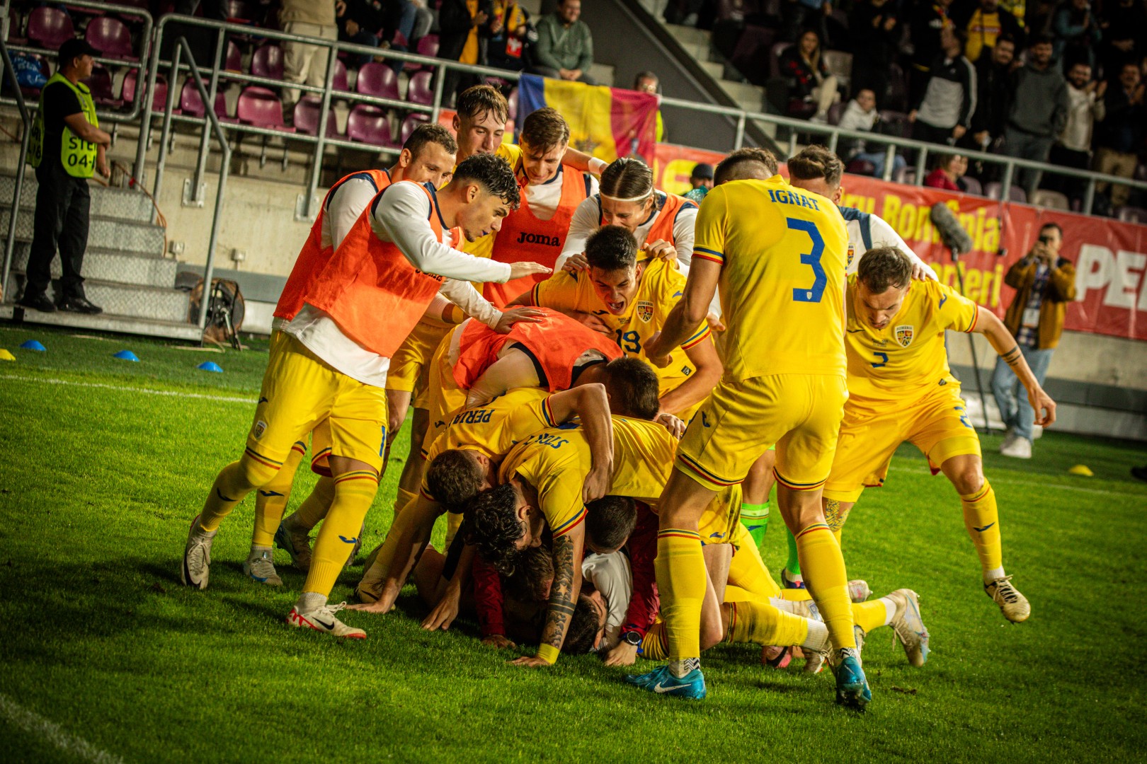 Romanian National Football Team Under 21 in Bucharest on October 15, 2024 (039cda93bf)