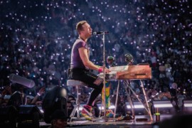 Coldplay at Olympiastadion in Berlin, Stadt on July 10, 2022