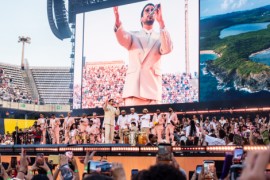 Bad Bunny in Barcelona, January 1, 2024